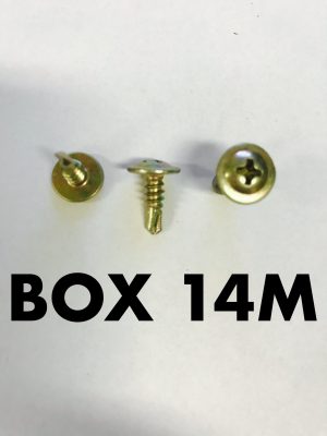 Carclips Box 14M 8g x 12mm Self Tapping Screw