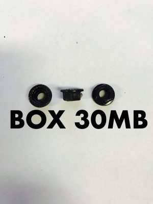 Carclips Box 30MB M5 Black Nut