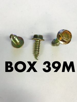 Carclips Box 39M 3/4 x 1 1/2 Brass Screws