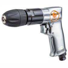 GEIGER 3/8 REVERSIBLE AIR DRILL WITH KEYLESS CHUCK
